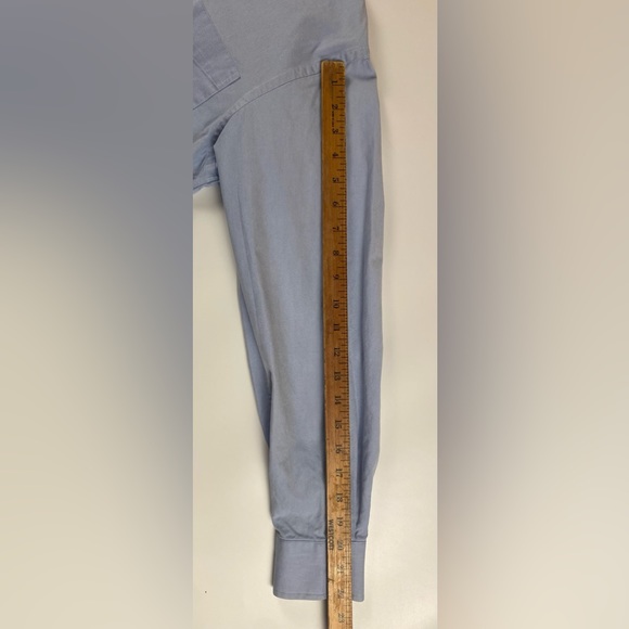 Lands’ End | Men’s Light Blue All Cotton Button Down L. Sleeve Shirt | 14.5-32 - Picture 7 of 9
